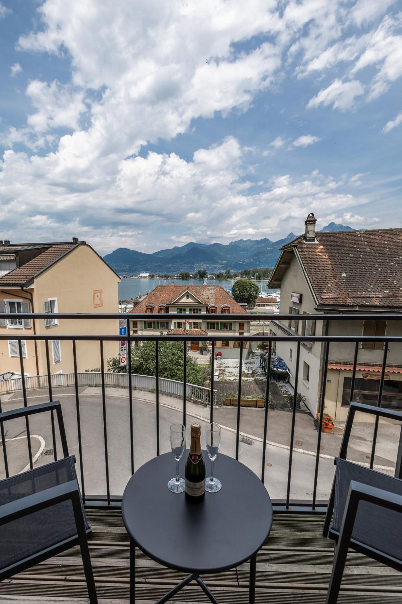Aloha chambres Port-Valais Exterior foto