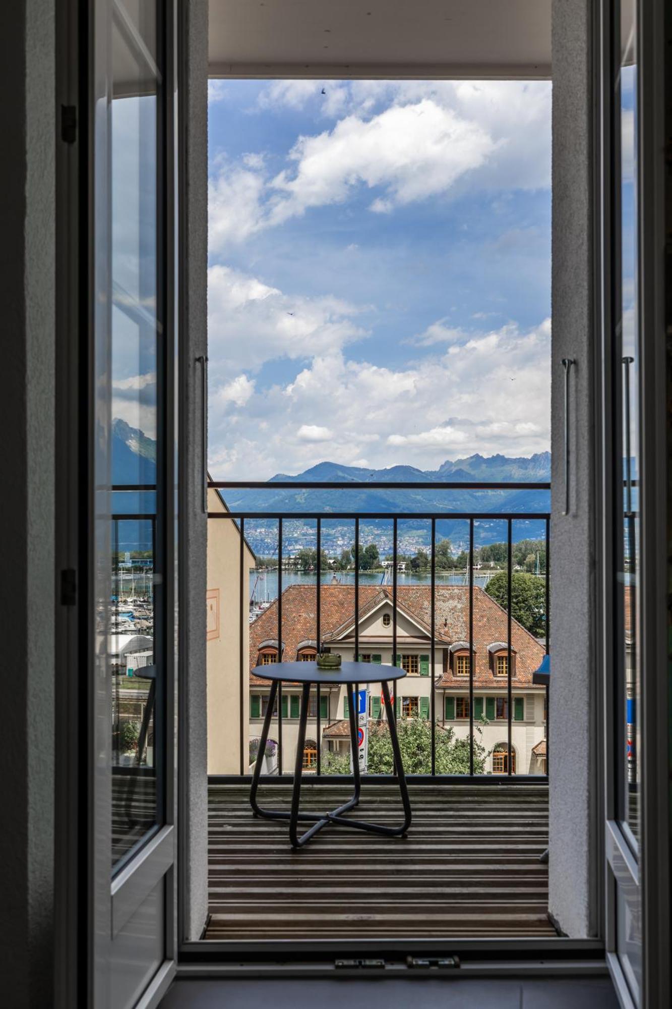 Aloha chambres Port-Valais Exterior foto